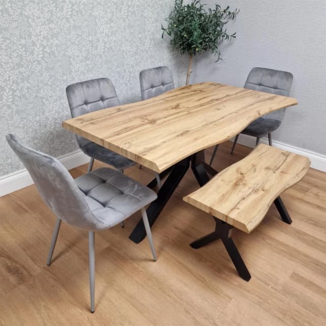 Kosy Koala Dakota Dining Set Of 6, Multi DK117+4GYRCO+B