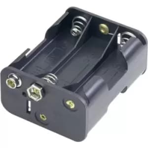 Goobay 11467 Battery tray 6x AA Stud and socket (L x W x H) 58 x 28 x 47 mm