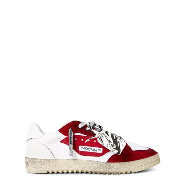Off White Mens 5.0 Low-Top Trainers Wht/Red/Vintage male 9 (43)