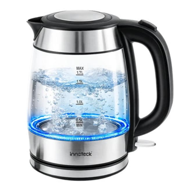 Innoteck 1.7L Glass Kettle 3000W Fast Boil Kettle