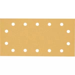 Bosch Expert C470 Punched Hook and Loop 1/2 Sanding Sheets 115mm x 230mm 80g Pack of 10