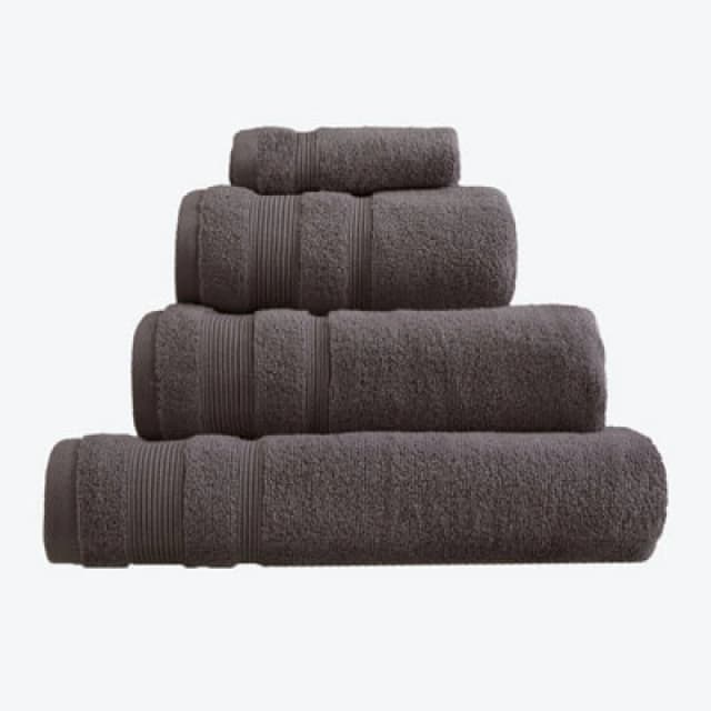 Allure Bath Fashions Luxury Zero Twist Egyptian Cotton Hand Towel - Charcoal Grey