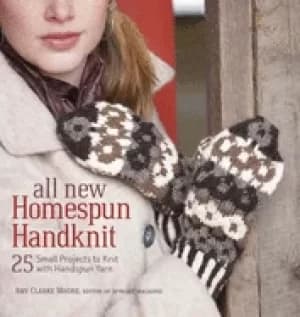 all new homespun handknit 25 small projects to knit with handspun yarn