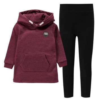 SoulCal Signature Dress Set Junior Girls - Amaranth Marl