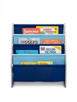 My Size Book Rack- Grey/Blue