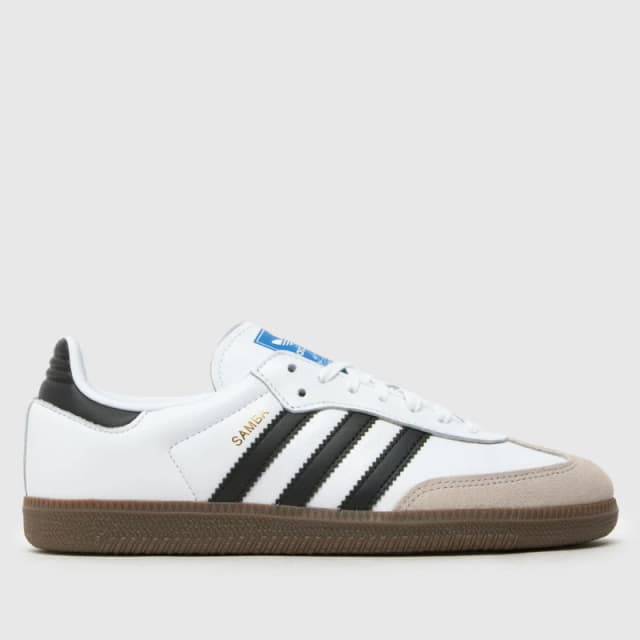 adidas Originals adidas Samba Trainers Juniors White/Black unisex 5 (38)