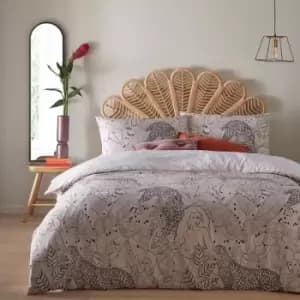 furn. Aurora Botanical Duvet Cover Set Blush King - Blush