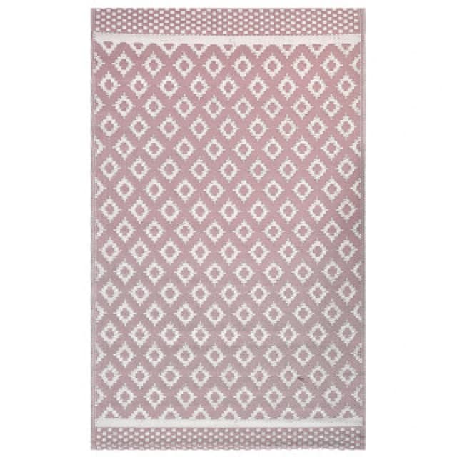 Beliani Outdoor Rug Thane Pink 120 X 180 Cm