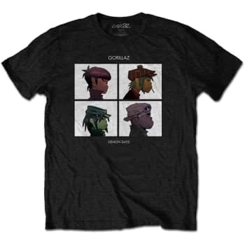 Gorillaz - Demon Days Unisex X-Large T-Shirt - Black