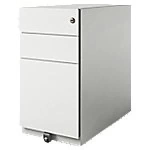 Bisley Desk High Pedestal Note White 300 x 567 x 567mm
