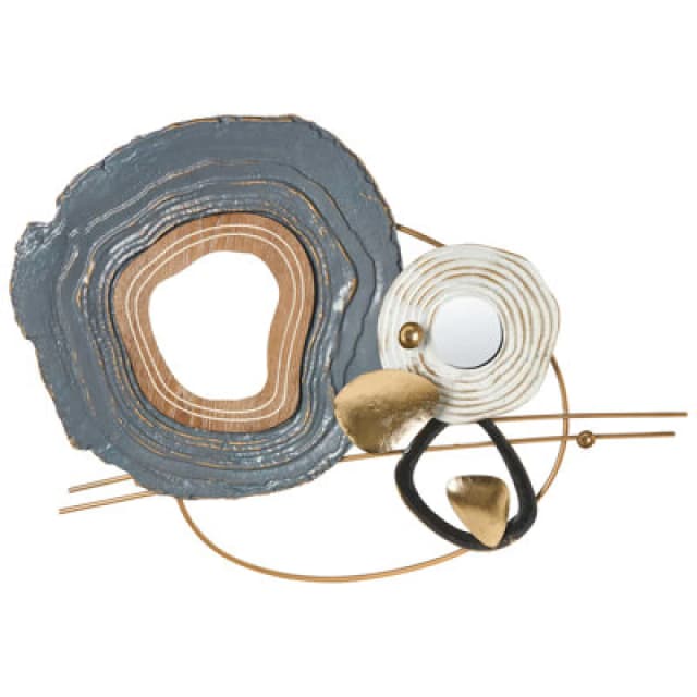 Beliani Wall Decor Neptunium Metal 62cm Multicolour