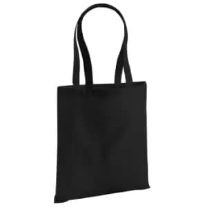 Westford Mill EarthAware Organic Bag For Life (10 Litres) (Pack of 2) (One Size) (Black)