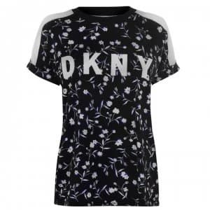 DKNY Print Relax T Shirt - Black