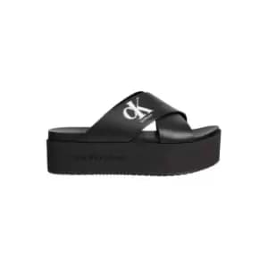 Calvin Klein Jeans Flatform Crissx Lth - Black