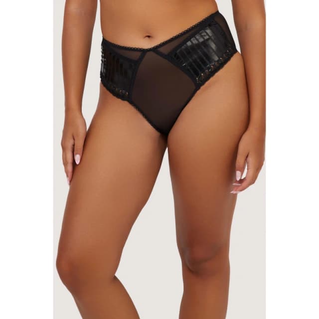 Playful Promises Jacinda Embroidered Brief Black female 20
