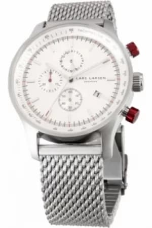 Mens Lars Larsen Chronograph Watch 133SWSM