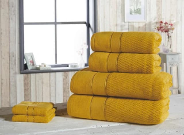 Rapport Home Royal Velvet Pure Cotton Face Towel Ochre