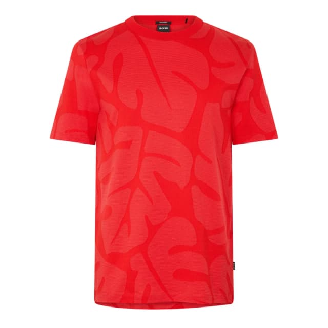Boss Mens Thompson T-Shirt Bright Red male Small