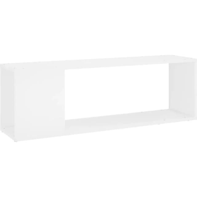 VIDAXL TV Cabinet White 100x24x32cm Engineered Wood Vidaxl 8720286651179