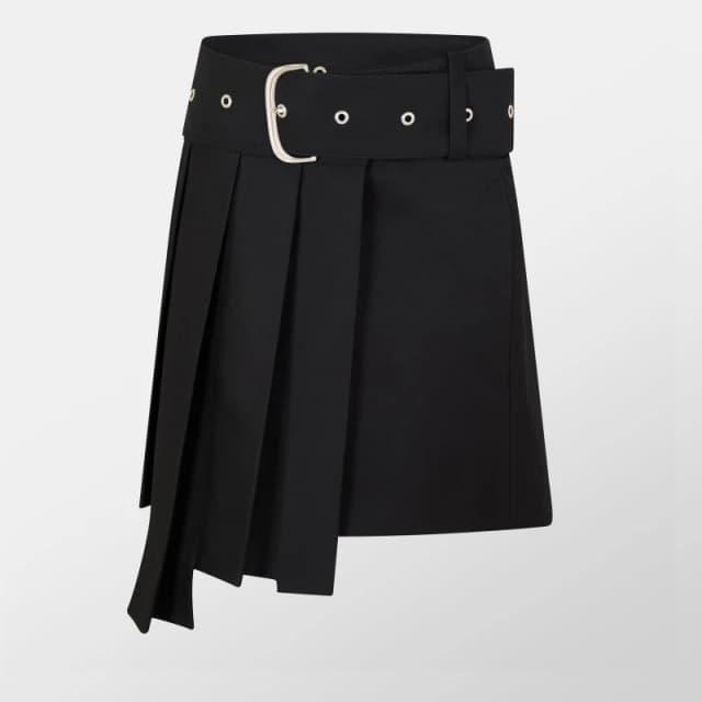 Off White Womens Mini Skirt Black female 10 (S)