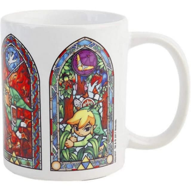 The Legend Of Zelda The Legend Of Zelda Stained Glass Mug Multi One Size Unisex 5059958534001