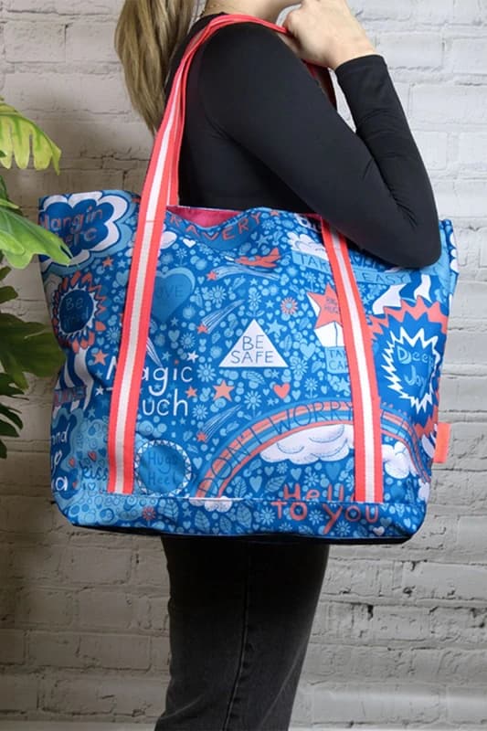 Arthouse Unlimited Large Tote Bag - Good Advice, Multi 5.02021E+12