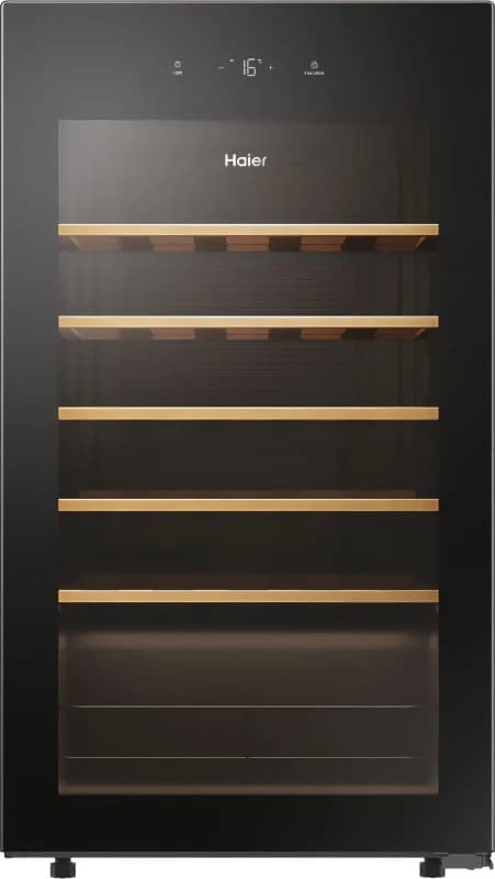 Haier Wine Bank 50 Series 3 HWS34GGH1K Wine Cooler - Black - G Rated