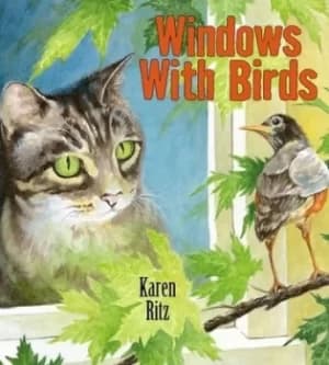 Windows with birds by Karen Ritz