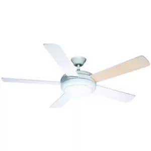 Cristal Record Randy Ceiling Fan with Light 132cm White