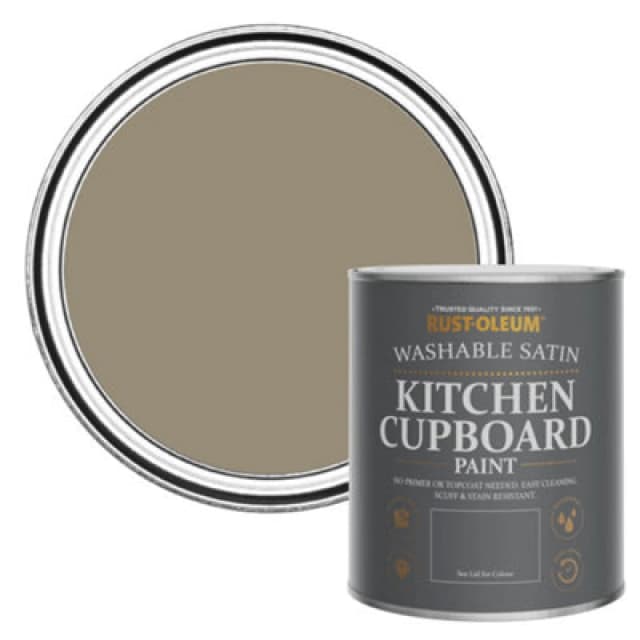 Rust-Oleum Cafe Luxe Satin Kitchen Cupboard Paint 750Ml