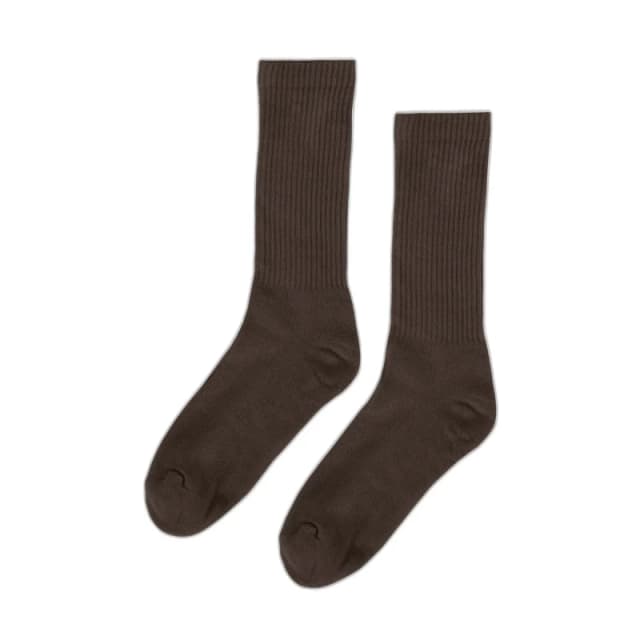 Colorful Standard Football Socks Colorful Standard Organic Active Coffee Brown Marron Unisex 41/46