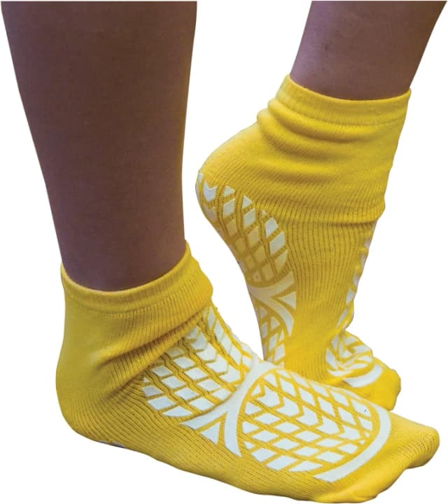 Aidapt Patient Slipper Socks Yellow M Yellow