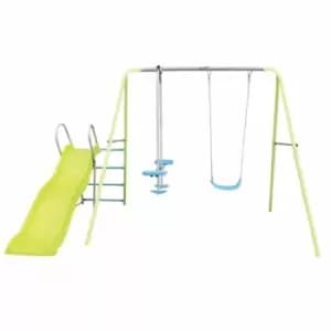 Airwave - Alto Outdoor Swing, Glider & Slide Childrens Outdoor Play Set - Green