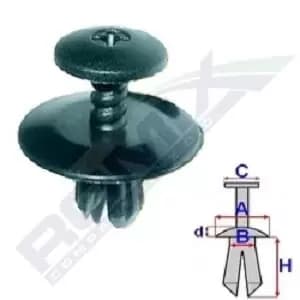 ROMIX Rivet C10130 AUDI,BMW,MINI,A4 Avant (8K5, B8),Q5 (8RB),A4 Limousine (8K2, B8),A5 Sportback (8TA),A5 Coupe (8T3),A4 Allroad (8KH, B8)