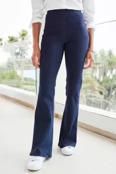 Freya Pull-On Stretch Flared Jeans 29"