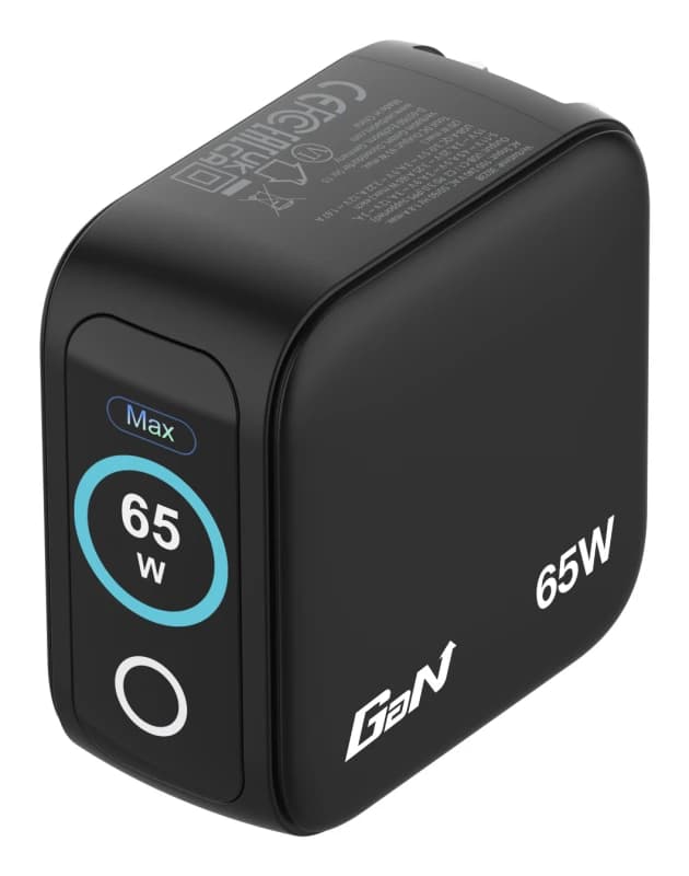 Verbatim Mini GaN Charger 65W with Display