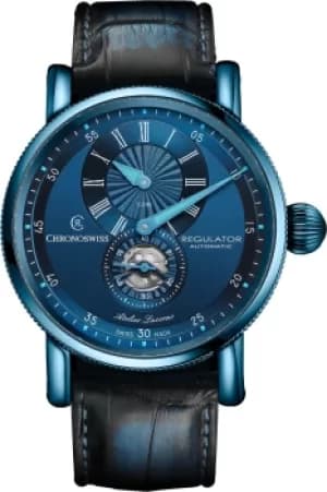 Chronoswiss Watch Regulator Classic Blue Steel