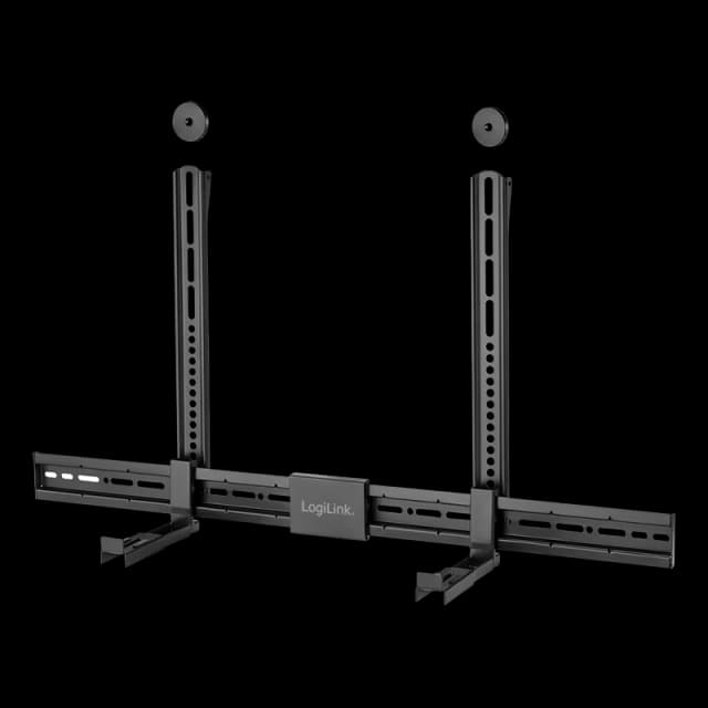LogiLink Soundbar mount. universally compatible. 86-155mm width. black