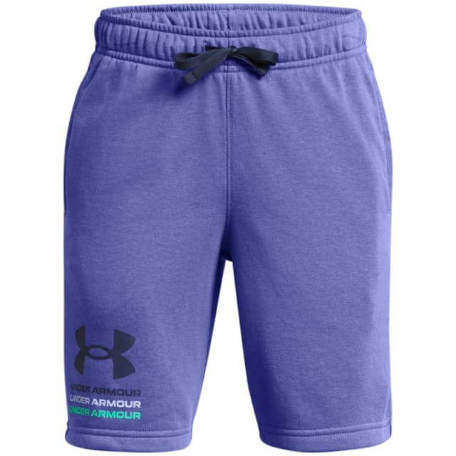Under Armour Boys Rival Terry Short - Purple Purple 9 - 10 Years