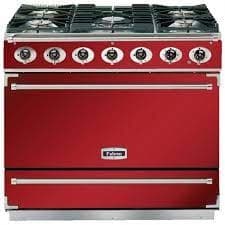 Falcon F900SDFRDNM 87360 90cm Single Cavity Dual Fuel Range Cooker - Red