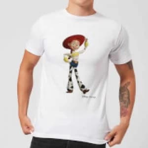 Toy Story 4 Jessie Mens T-Shirt - White - 3XL
