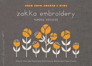 zakka embroidery simple one and two color embroidery motifs and small craf