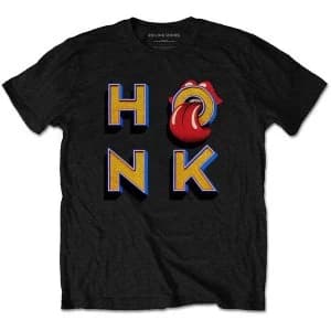 The Rolling Stones - Honk Letters Mens Medium T-Shirt - Black