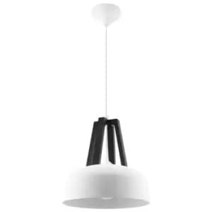 Sollux Pendant Lamp Casco White/Black