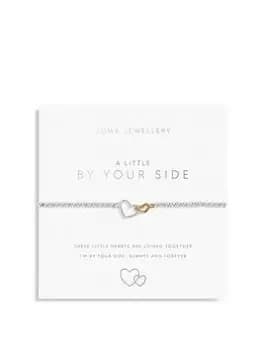 Joma Jewellery A Little... By Your Side Silver And Gold Bracelet - 17.5Cm Stretch