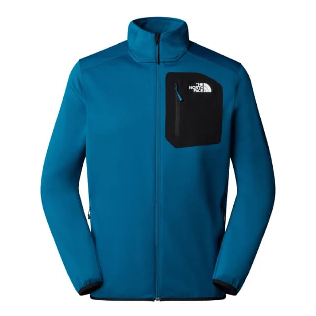 The North Face Crest Full Zip Fleece Mens Mineral Ink male Small
