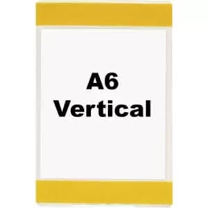Document sleeve, self-adhesive, for A6, portrait format, short side open, pack of 10