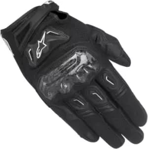 Alpinestars Stella SMX-2 Air Carbon V2 Ladies Motorcycle Gloves, black, Size XS for Women, black, Size XS for Women
