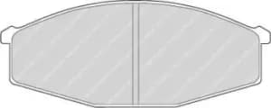 Ferodo FDB643 Brake Pad Set Front Axle Premier Car