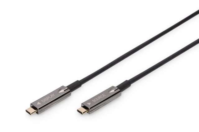 Digitus USB-C - USB-C AOC AV cable. 4K Ultra HD / 60 Hz. 10m
